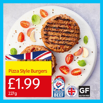 Pizza Style Burger 227g