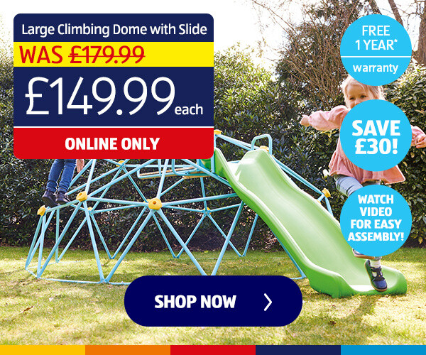 Large Climbing Dome with Slide