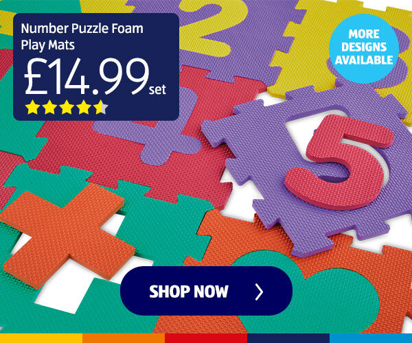 Number Puzzle Foam Play Mats