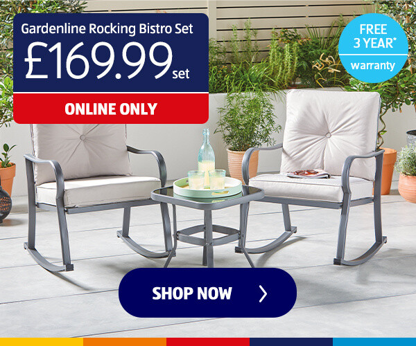 Gardenline Rocking Bistro Set