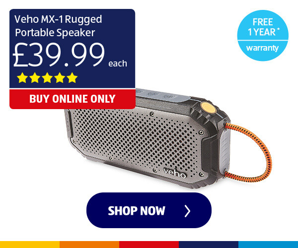 veho mx 1 rugged portable speaker - Shop Now