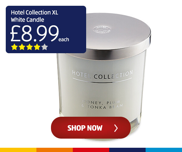 Hotel Collection XL White Candle