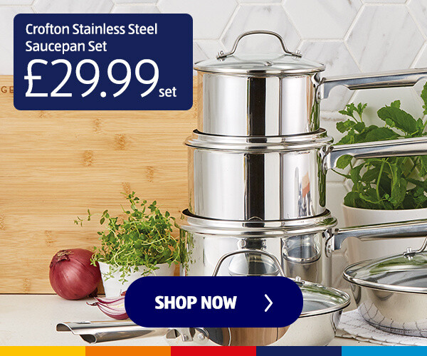 Crofton Stainless Steel Saucepan Set - Shop Now