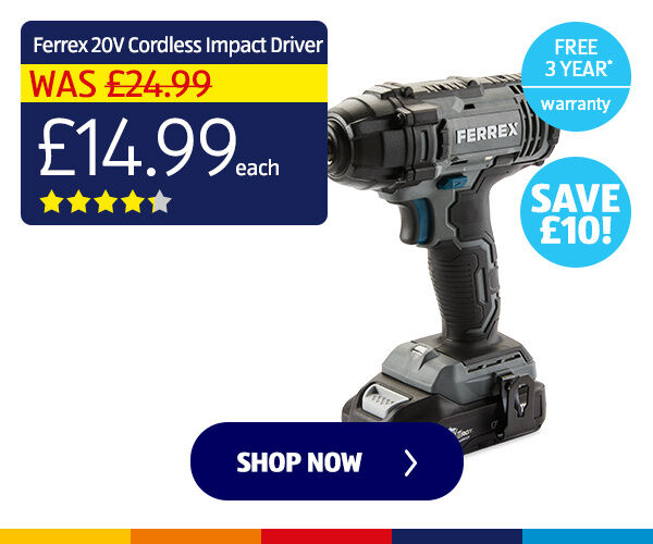 Ferrex 20V Cordless Impact Driver