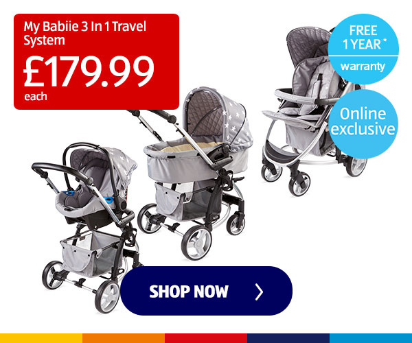 My Babiie 3 In 1 Travel System - Shop Now