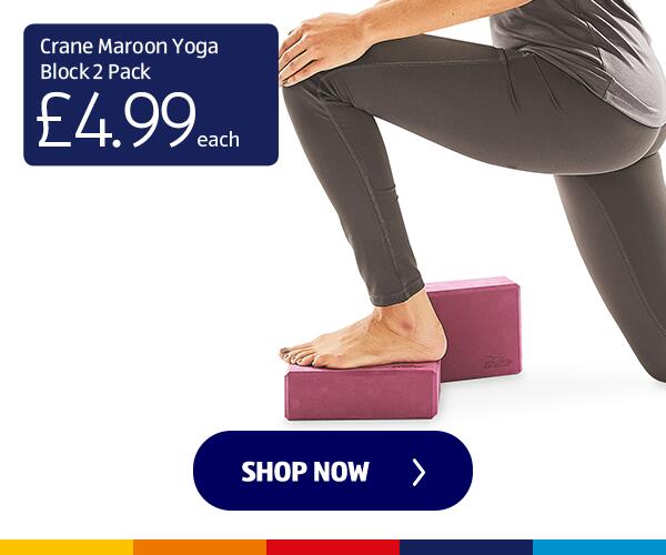 Crane Maroon Yoga Block 2 Pack - Shop Now