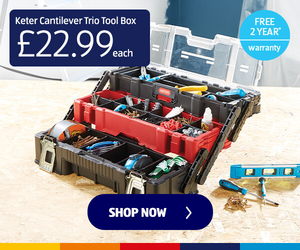 Keter Cantilever Trio Tool Box