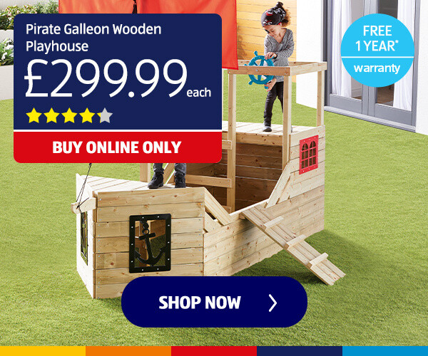 Pirate Galleon Wooden Playhouse