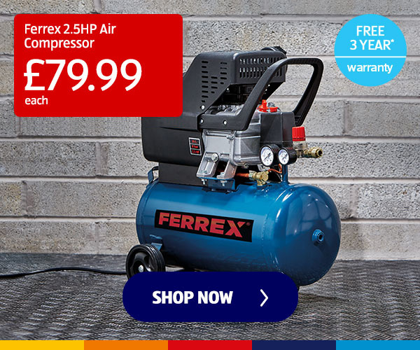 Ferrex 2.5HP Air Compressor - Shop Now