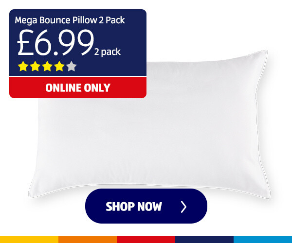 Mega Bounce Pillow 2 Pack