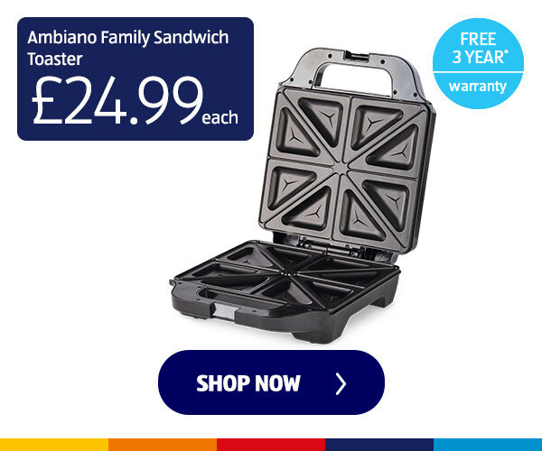 Ambiano Family Sandwich Toaster