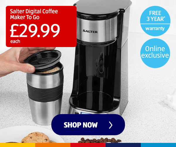Salter Digital Coffee Maker To Go – Shop Now