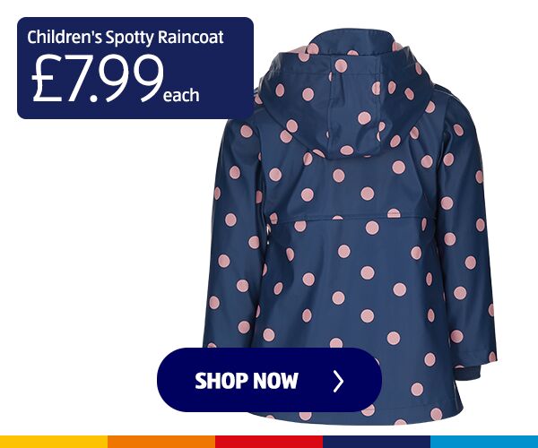 Children's Spotty Raincoat