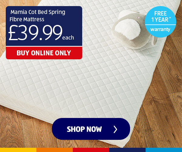 Mamia Cot Bed Spring Fibre Mattress - Shop Now