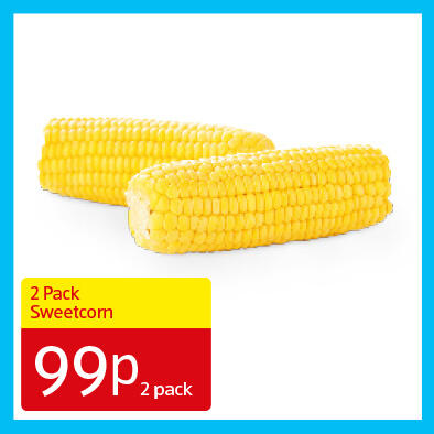 2 Pack Sweetcorn - 99p 2 pack