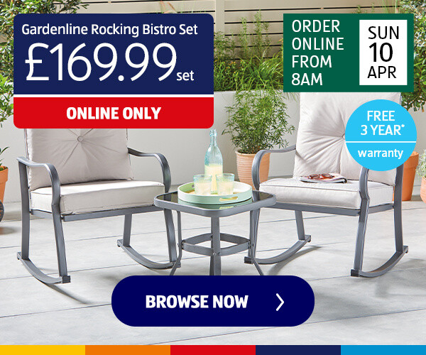 Gardenline Rocking Bistro Set