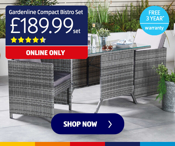 KGardenline Compact Bistro Set