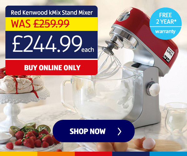 Red Kenwood kMix Stand Mixer