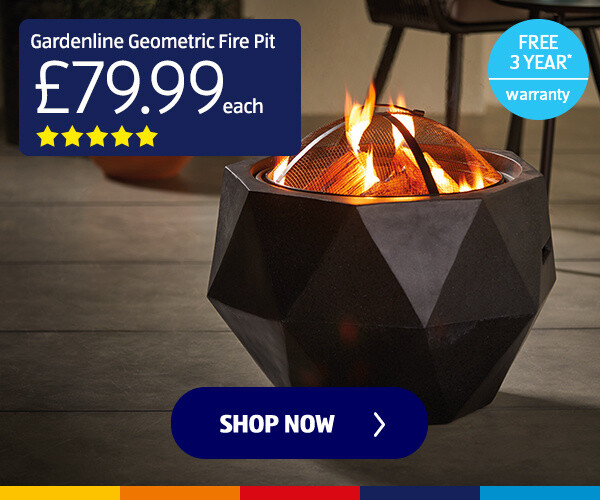 Gardenline Geometric Fire Pit