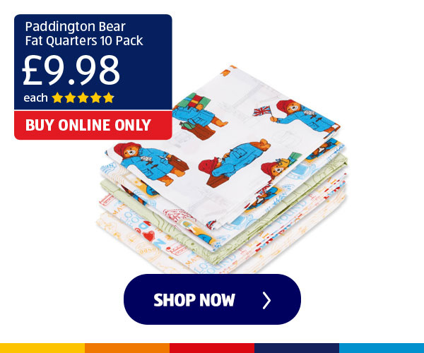 Paddington Bear Fat Quarters 10 Pack - Shop Now