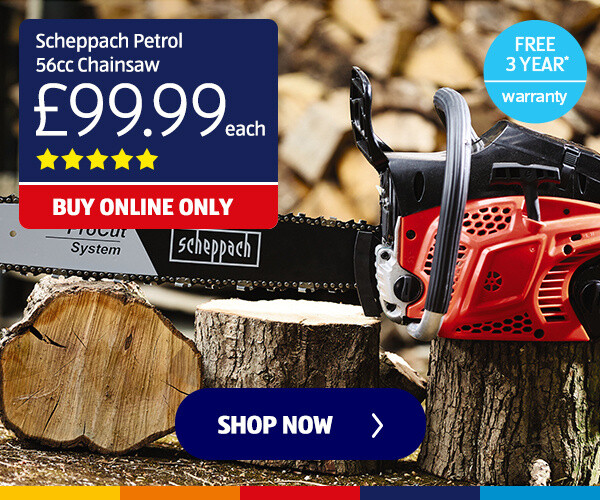 Scheppach Petrol 56cc Chainsaw