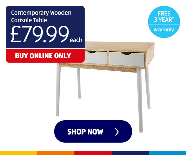 Contemporary Wooden Console Table - Shop Now