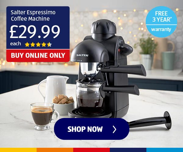 Salter Espressimo Coffee Machine - Shop Now