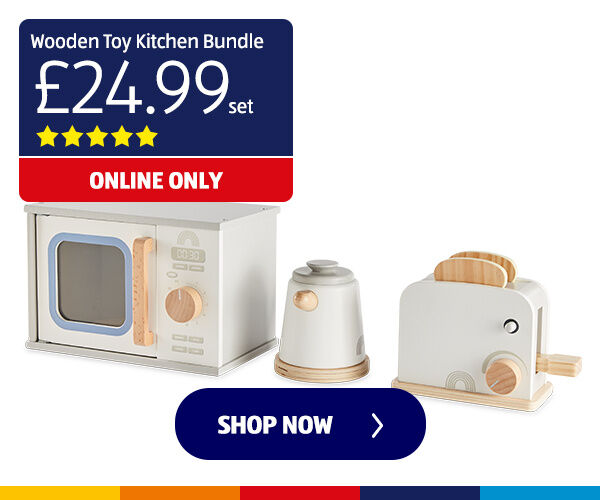 Wooden Toy Kitchen Bundle