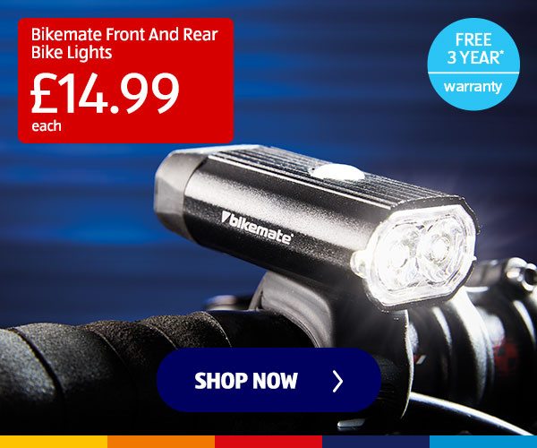 Bikemate Front And Rear Bike Lights - Shop Now