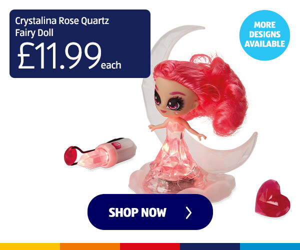 Crystalina Rose Quartz Fairy Doll