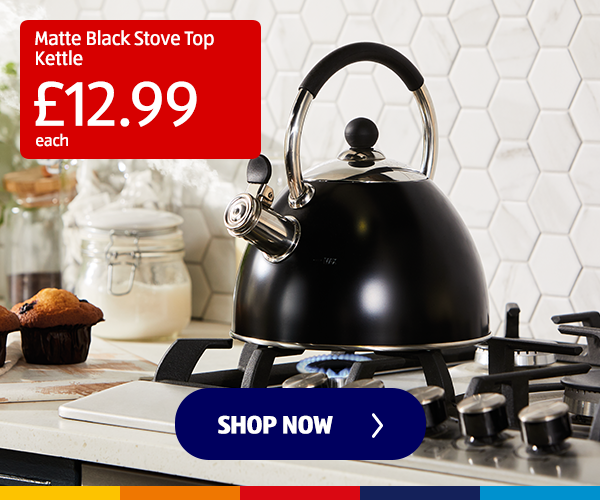 Matte Black Stove Top Kettle - Shop Now