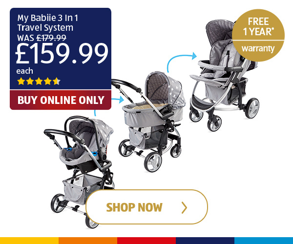 My Babiie 3 In 1 Travel System - Shop Now