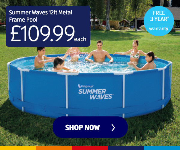 Summer Waves 12ft Metal Frame Pool