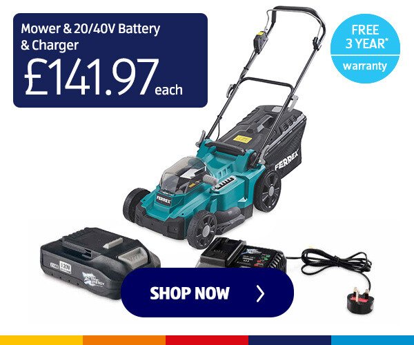 Mower & 20/40V Battery & Charger