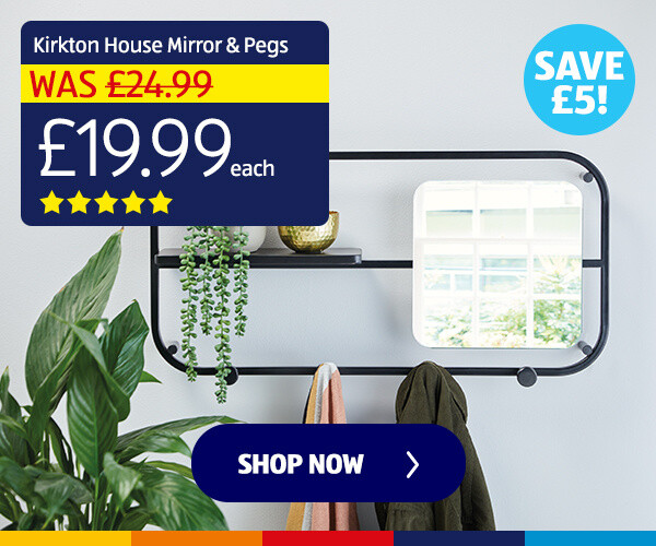 Kirkton House Mirror & Pegs