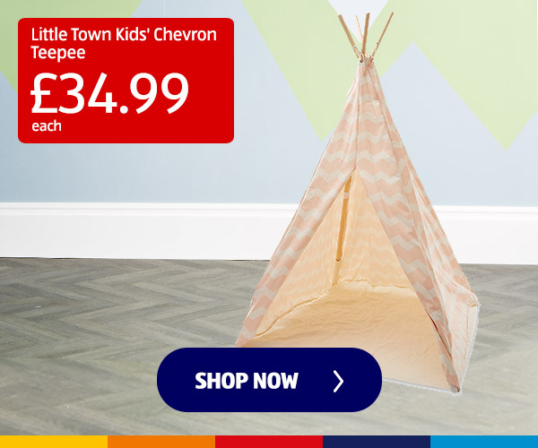 Little Town Kids' Chevron Teepee - Shop Now