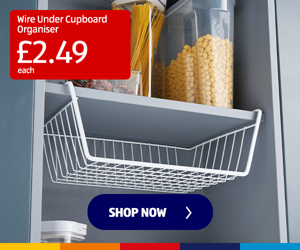 Wire Under Cupboard Organiser - Shop Now