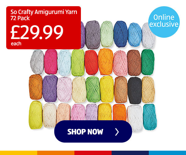 So Crafty Amigurumi Yarn 72 Pack - Shop Now 