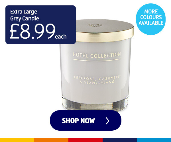 Extra Large Grey Candle - Shop Now