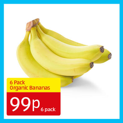 Organic Organic Bananas 6 Pack