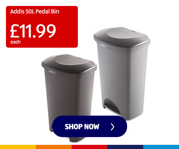 Addis 50L Pedal Bin - Shop Now