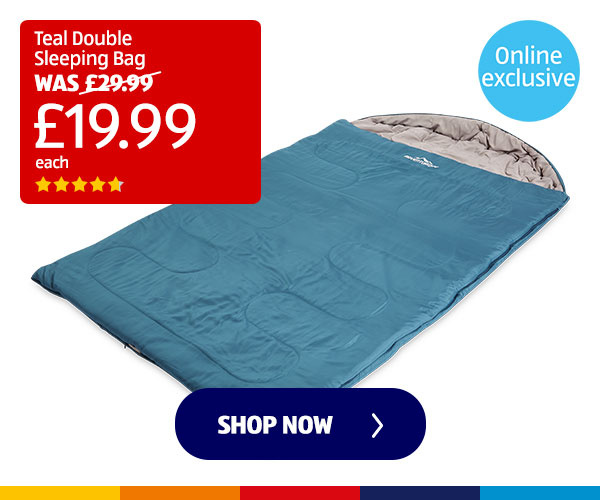 Teal Double Sleeping Bag - Shop Now