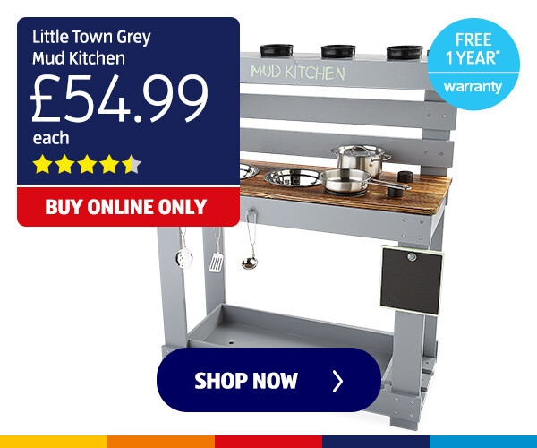 Little Town Grey Mud Kitchen - Shop Now