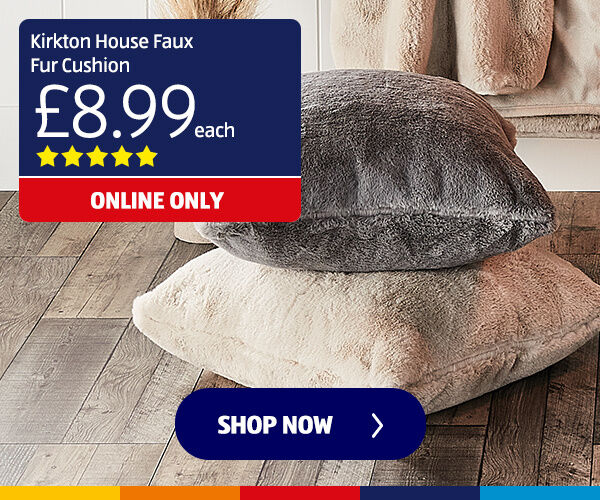 Kirkton House Faux Fur Cushion