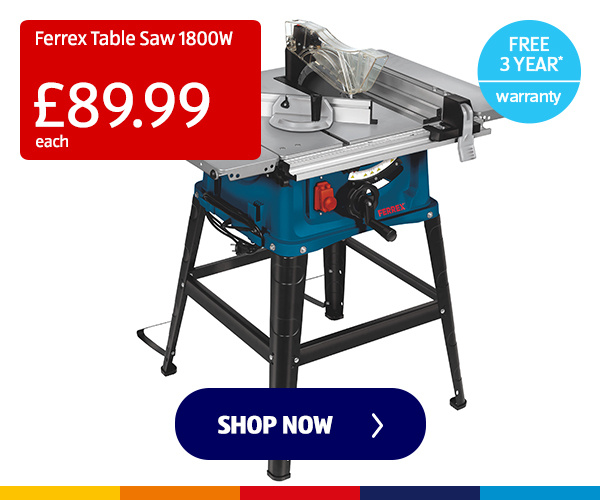 Ferrex Table Saw 1800W - Shop Now