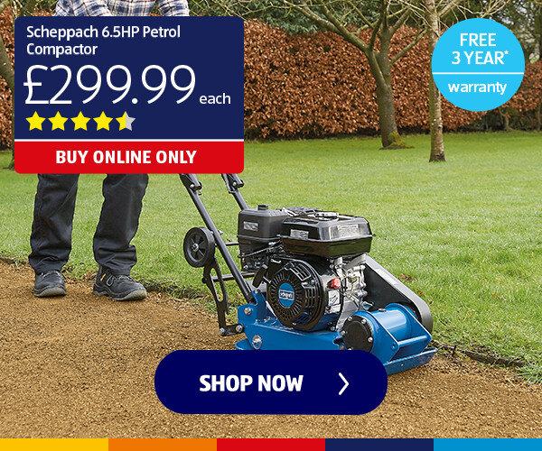 Scheppach Petrol Compactor - Shop Now