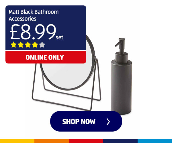 Matt Black Bathroom Accessories