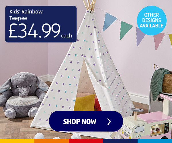 Kids' Rainbow Teepee - Shop Now