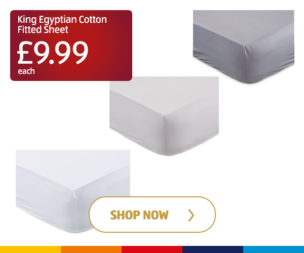 King Egyptian Cotton Fitted Sheet - Shop Now