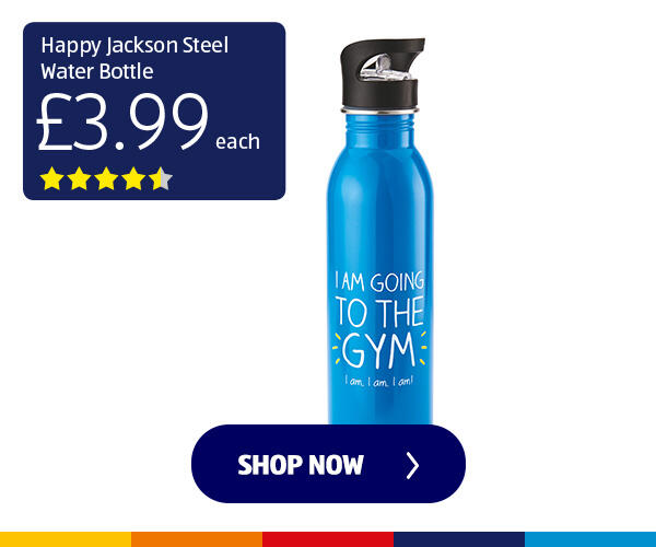 Happy Jackson Steel Water Bottle - Shop Now